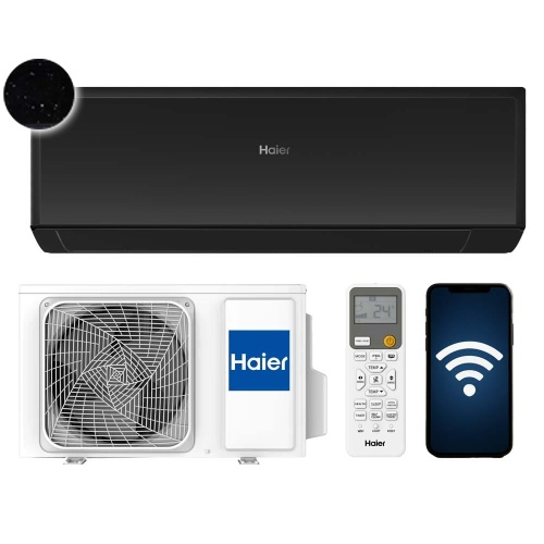 Klimatyzator HAIER REVIVE PLUS BLACK 6.2KW do pow. (60-90m²)  