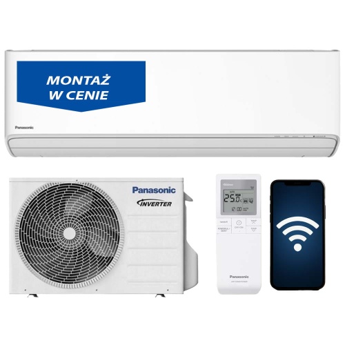 Klimatyzator Panasonic Etherea WHITE 2,5 kW do pow. (20-30m²) z montażem