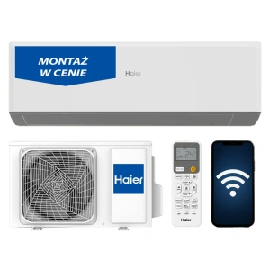 MultiSplit 2x HAIER REVIVE PLUS 2.5KW do pow. (20-30m²) z montażem