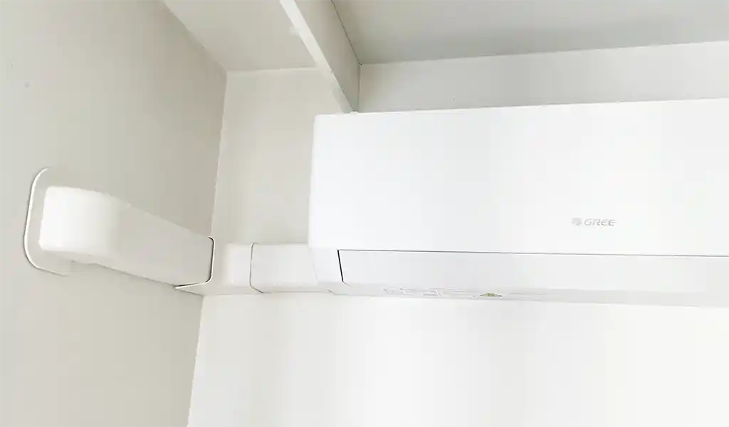 Koryto montażowe do instalacji klimatyzatora