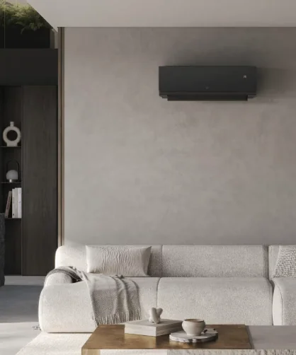 Klimatyzator LG w nowoczesnym salonie